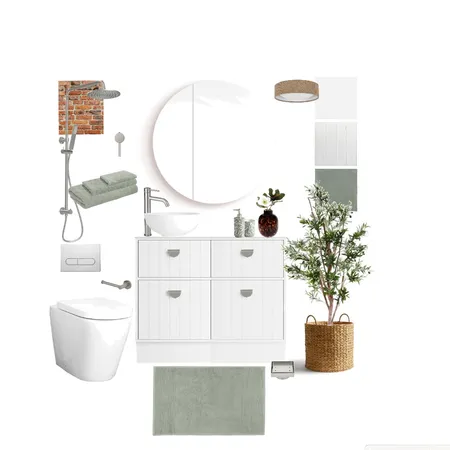 Bathroom Sample Board V2 - Ash & Lucinda Interior Design Mood Board by AJ Lawson Designs on Style Sourcebook