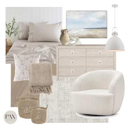 Neutral Bedroom Interior Design Mood Board by PAX Interior Design on Style Sourcebook