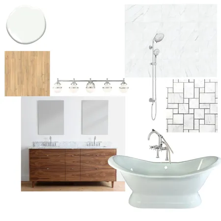 Master Bath Interior Design Mood Board by Style Fixation Interiors on Style Sourcebook