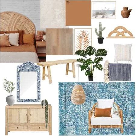Bohemian Bedroom Interior Design Mood Board by briannajade on Style Sourcebook