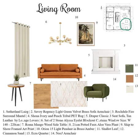 living room Interior Design Mood Board by Iman Sawan on Style Sourcebook