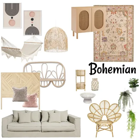Bohemian Interior Design Mood Board by mcotronea` on Style Sourcebook
