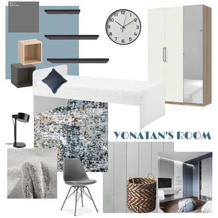 yonatan bedroom Interior Design Mood Board by anati on Style Sourcebook