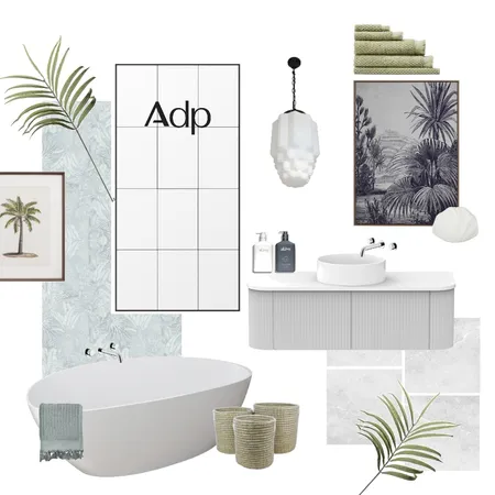 Coastal Deco | Our Ultra White Waverley & Soul Tapware Interior Design Mood Board by ADP on Style Sourcebook