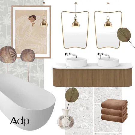 Fluted Haven | Prime Oak Waverley and Soul Tapware Interior Design Mood Board by ADP on Style Sourcebook