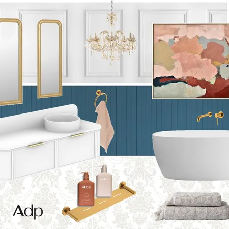 As seen on The Block | ADP x A&L Flo Vanity available at Reece Bathrooms Interior Design Mood Board by ADP on Style Sourcebook