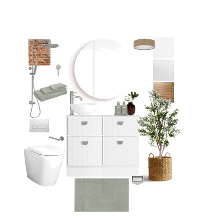 Bathroom Sample Board - Ash & Lucinda Interior Design Mood Board by AJ Lawson Designs on Style Sourcebook