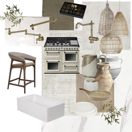 Rustic Olive Kitchen Interior Design Mood Board by JakeMacpherson on Style Sourcebook