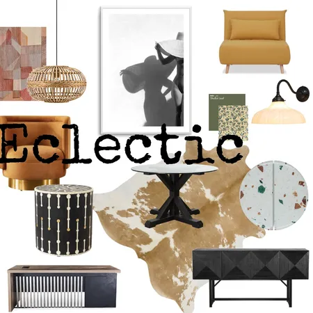 Eclectic Interior Design Mood Board by Tammy on Style Sourcebook