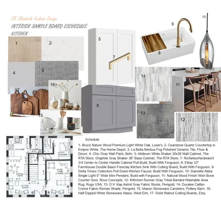 Kitchen mood board schedule final Interior Design Mood Board by LisaUS on Style Sourcebook