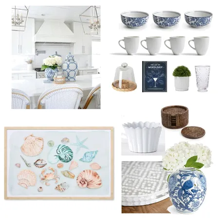 Hamptons Kitchen Interior Design Mood Board by Eliza Grace Interiors on Style Sourcebook