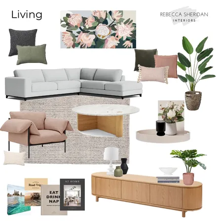 LIVING- WANLESS Interior Design Mood Board by Sheridan Interiors on Style Sourcebook