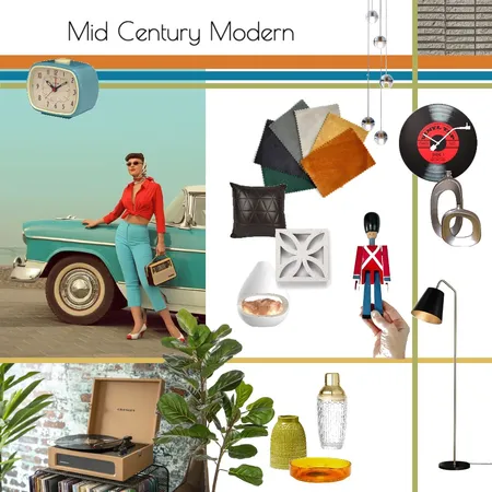 Revised Mid Century Modern Interior Design Mood Board by Styling with Sandi on Style Sourcebook