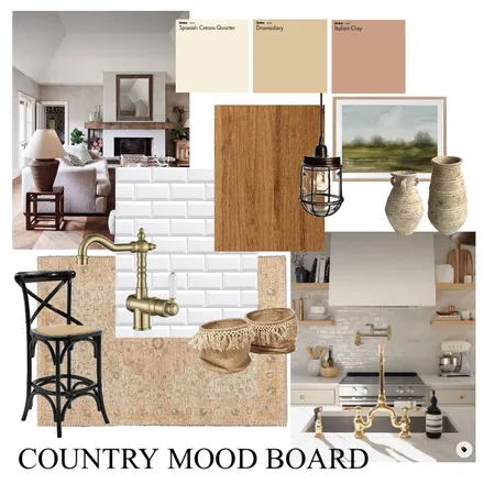 IDI - Country Mood Board Interior Design Mood Board by create with b. on Style Sourcebook