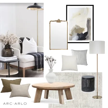 Contemporary Rustic Interior Design Mood Board by Arc and Arlo on Style Sourcebook