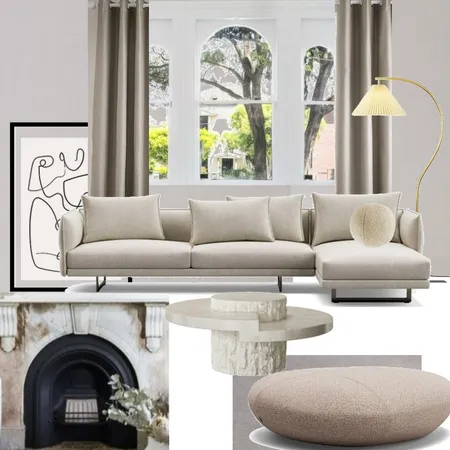 Living room 8 zaza ottoman Interior Design Mood Board by vsananikone on Style Sourcebook