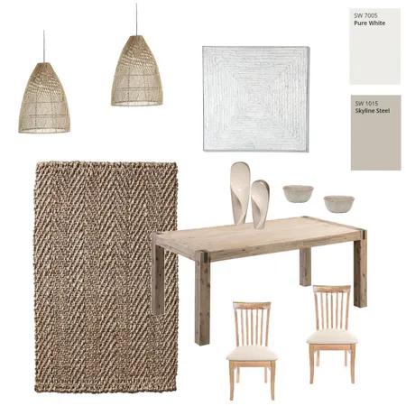 Module 9 Dining Room Interior Design Mood Board by Amanda Lutz on Style Sourcebook