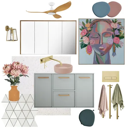 Colour Burst Interior Design Mood Board by The Blue Space on Style Sourcebook