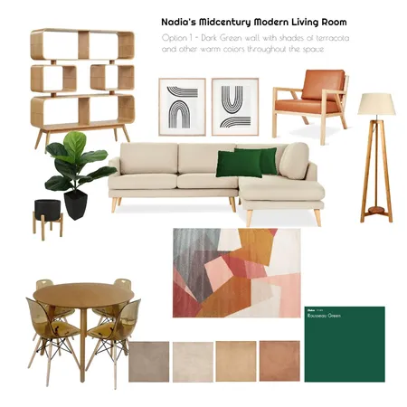 Nadia's Living Room - option 1 Interior Design Mood Board by LuizaMeg on Style Sourcebook