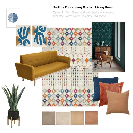 Nadia's Living Room - option 2 Interior Design Mood Board by LuizaMeg on Style Sourcebook