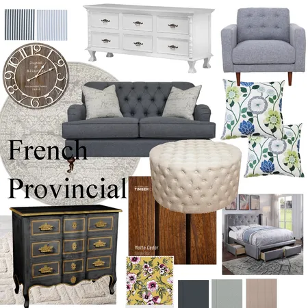 French Provincial Interior Design Mood Board by Tammy on Style Sourcebook