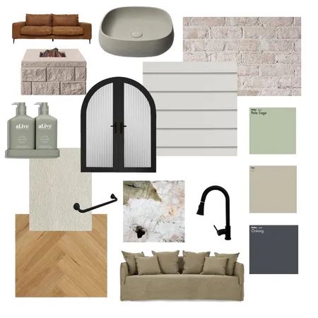 Earthy/black Interior Design Mood Board by SPECbd on Style Sourcebook