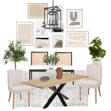 Dining Area Interior Design Mood Board by Filhem Studio on Style Sourcebook