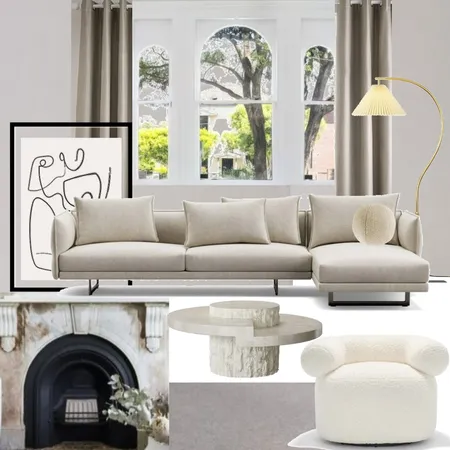 Living room 8 zaza + fleur Interior Design Mood Board by vsananikone on Style Sourcebook