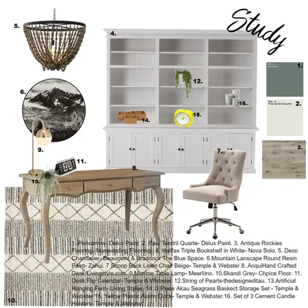 Study- IDI Mod 9 Interior Design Mood Board by Whowell456 on Style Sourcebook