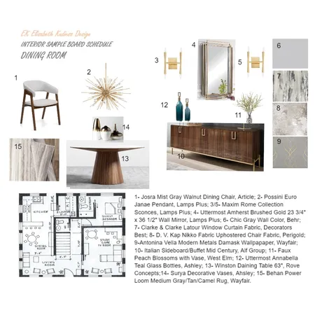 Dining room board final Interior Design Mood Board by LisaUS on Style Sourcebook