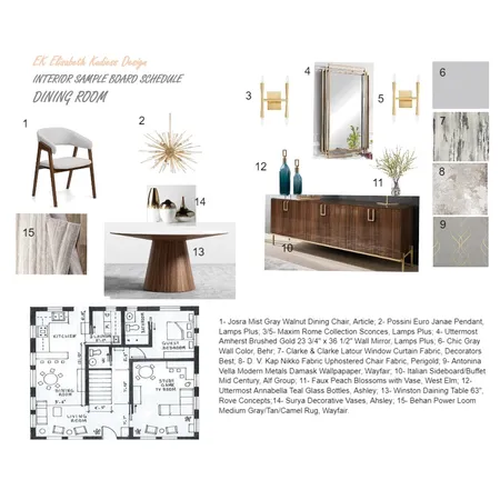 Dining room board final Interior Design Mood Board by LisaUS on Style Sourcebook