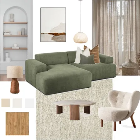 Earthy Living Room Interior Design Mood Board by Gorana on Style Sourcebook