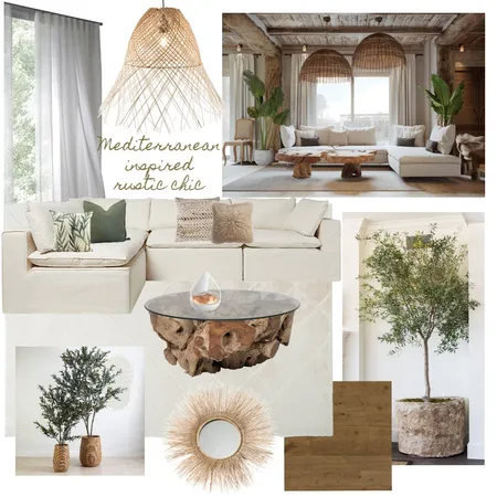 Mediterranean inspired rustic chic Interior Design Mood Board by Nagy on Style Sourcebook