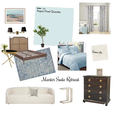 Master Suite Retreat Interior Design Mood Board by Opal on Style Sourcebook