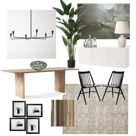BDiningRoom Interior Design Mood Board by ZaraL on Style Sourcebook