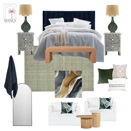 Master Bedroom Interior Design Mood Board by Manea Interiors on Style Sourcebook