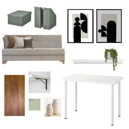 חדר עבודה משפחת בינדר Interior Design Mood Board by Amor on Style Sourcebook