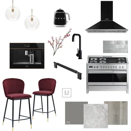 Modern kitchen Interior Design Mood Board by Hidden Jewel Interiors on Style Sourcebook