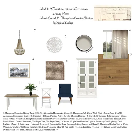 Mood Board 2 Dining Room Interior Design Mood Board by Sylvia Dallyn on Style Sourcebook