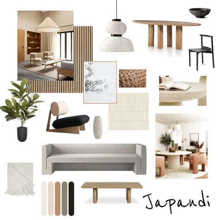 Japandi Interior Design Mood Board by On Point Staging and Design on Style Sourcebook