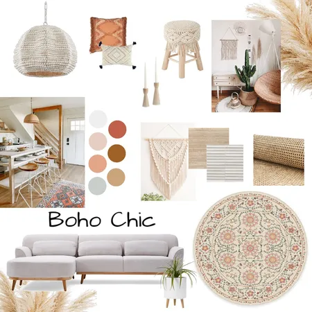 Bohemian Style Interior Design Mood Board by On Point Staging and Design on Style Sourcebook