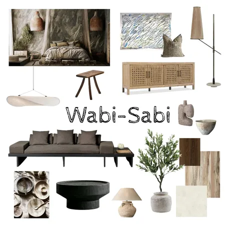 Wabi-Sabi Interior Design Mood Board by On Point Staging and Design on Style Sourcebook