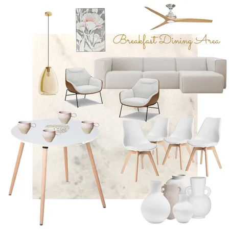 Family Breakfast Dining Area Interior Design Mood Board by Galyna on Style Sourcebook