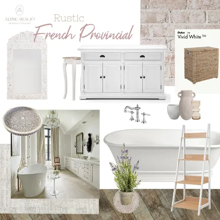 French Provincial - Bathroom Interior Design Mood Board by Aline Araujo Interior Designer on Style Sourcebook