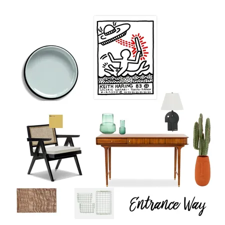 Mid century -entrance Interior Design Mood Board by Holly Interiors on Style Sourcebook