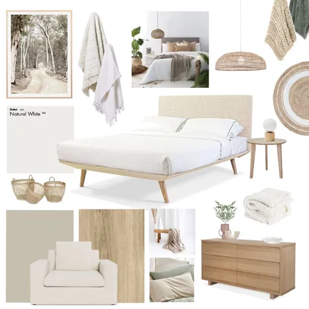 Natural Contemporary Bedroom Interior Design Mood Board by Jaylene Green on Style Sourcebook