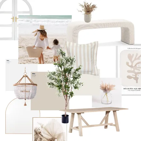 Coastal Chic Interior Design Mood Board by olive+pine on Style Sourcebook