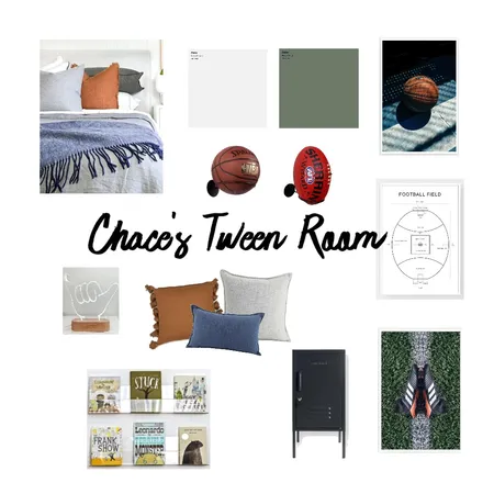 Chace's Tween Room Interior Design Mood Board by kirbyabley on Style Sourcebook