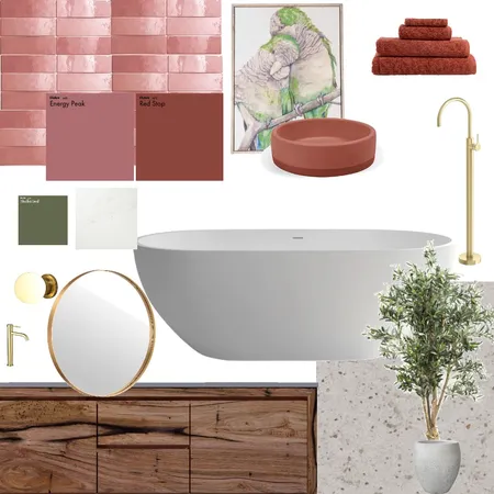 Eclectic / Art Deco Bathroom Interior Design Mood Board by mackenziealmond on Style Sourcebook