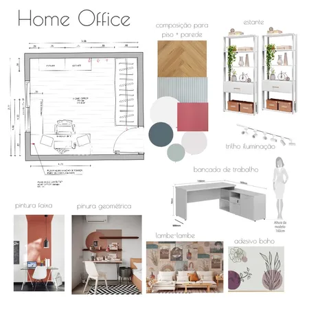 HOME OFFICE AMANDA Interior Design Mood Board by sabrinazimbaro on Style Sourcebook